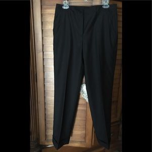 Black Cuffed Lined slacks